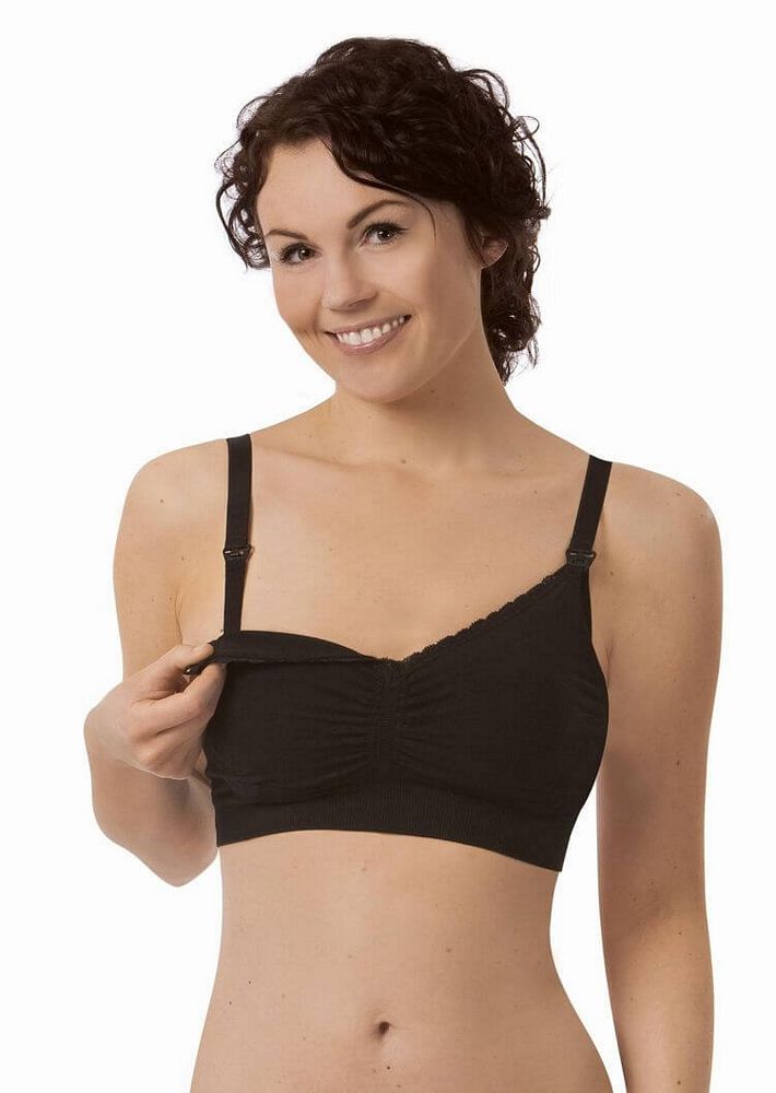 Carriwell Organic Cotton Nursing bra Black £33.99 - Carriwell