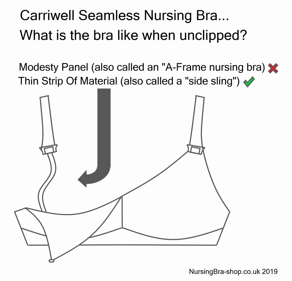 Carriwell - Seamless Organic Cotton Nursing Bra - Black, Shop Today. Get  it Tomorrow!