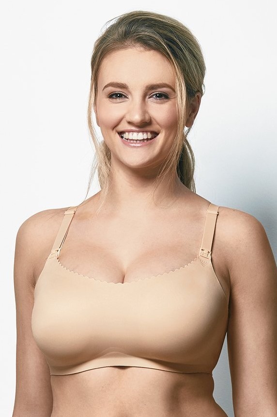 Hotmilk Forever Yours Butterscotch Nude Nursing Bra With Flexiwire