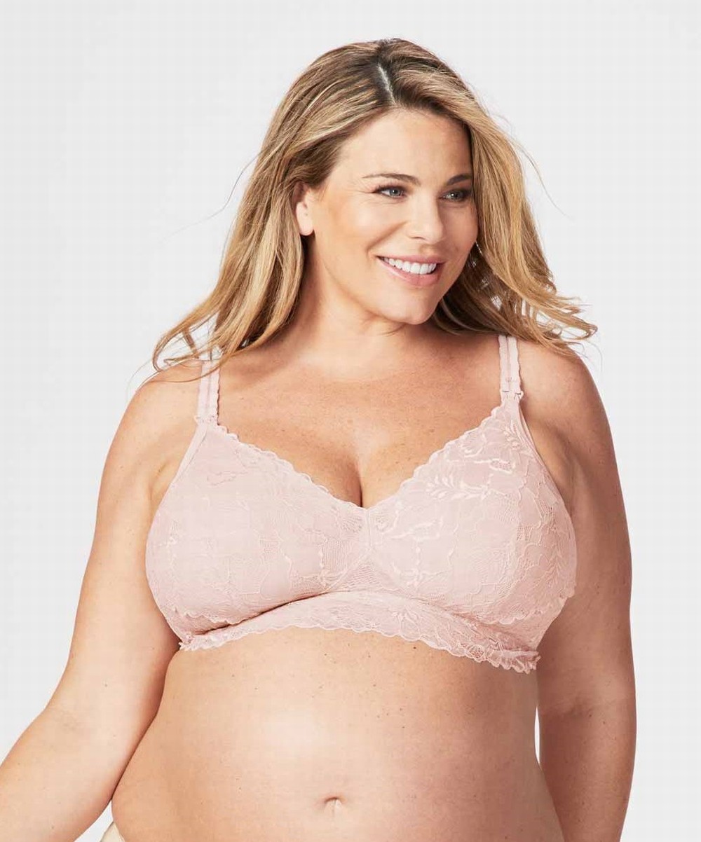 Cake Chantilly Wirefree Nursing Bralette Blush ***SALE ITEM